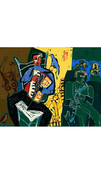 Egyptian musician and dancer